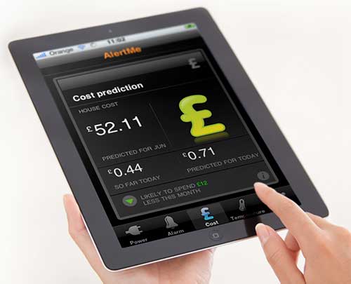New AlertMe Energy Kit - iPad App