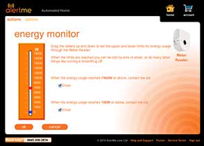 AlertMe Energy Web Interface