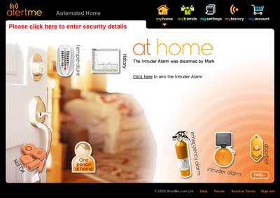 AlertMe Intelligent Home Security and Monitoring